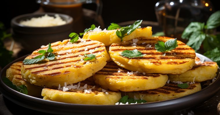 Grilled Pineapple with Lime Mint Sauce