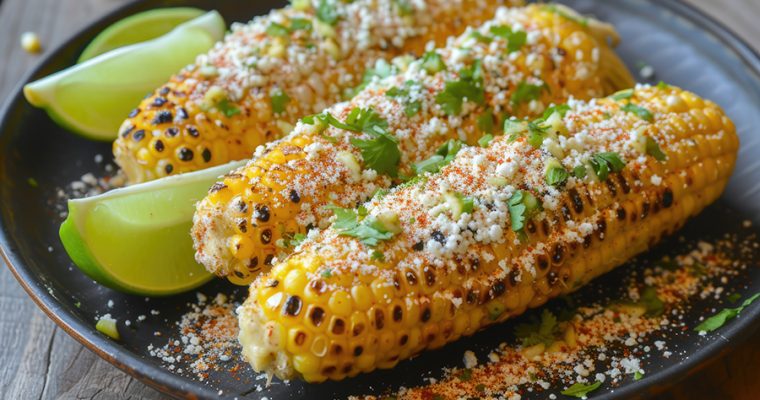 Elote – Mexican Grilled Corn on the Cob